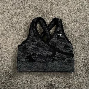 Gymshark camo sports bra
